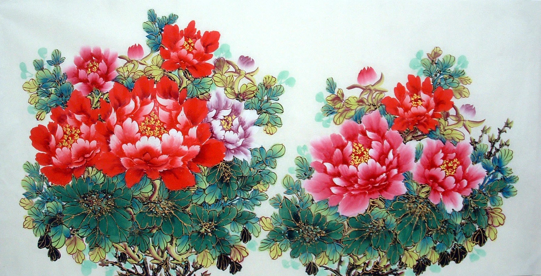 Chinese Peony Painting - CNAG014525