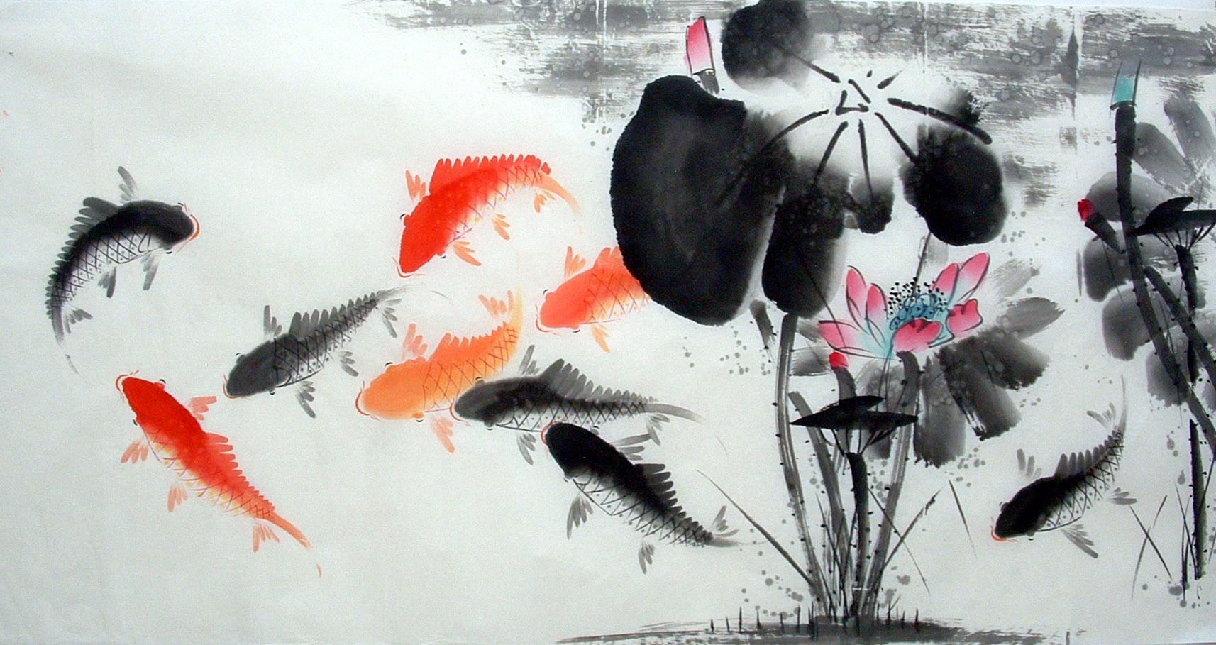 Chinese Fish Painting - CNAG014526