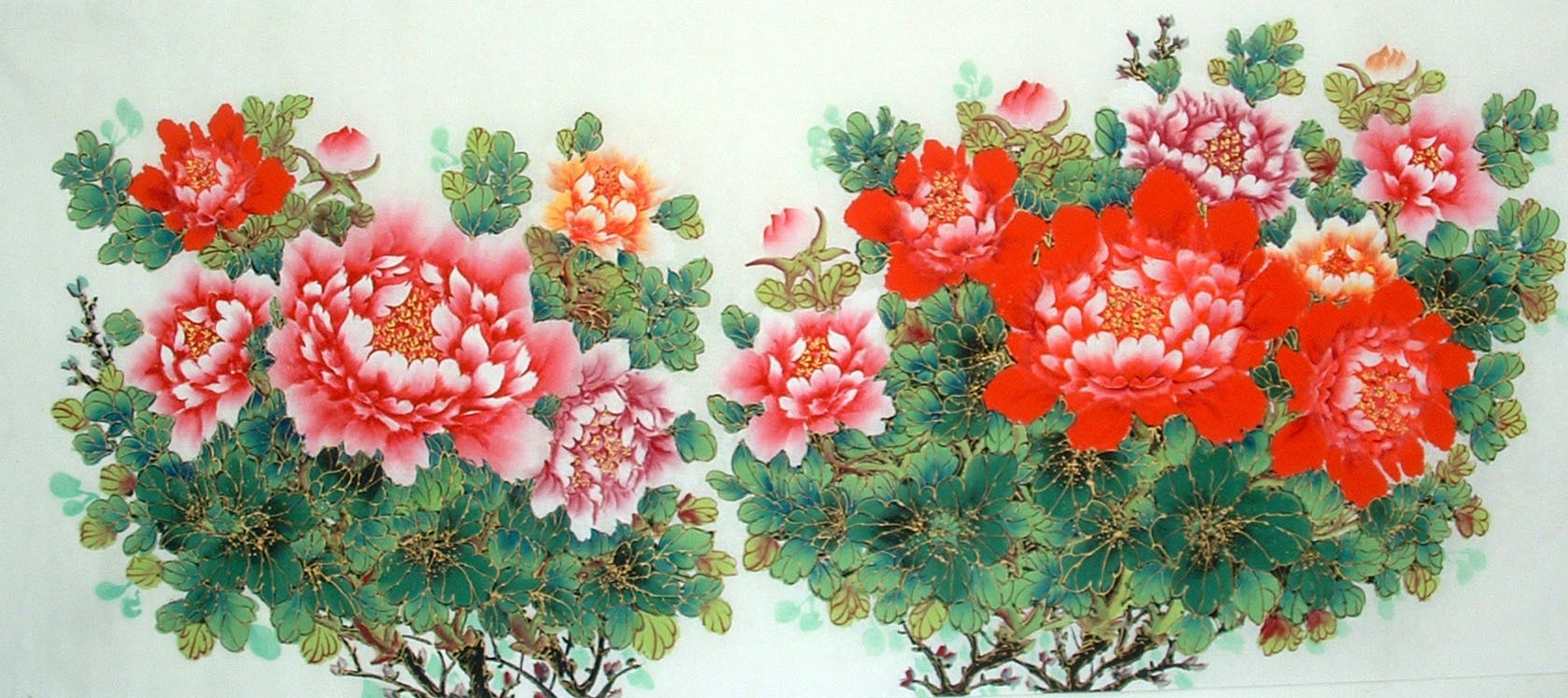 Chinese Peony Painting - CNAG014545