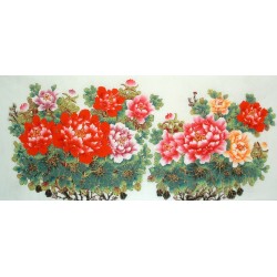 Chinese Peony Painting - CNAG014548