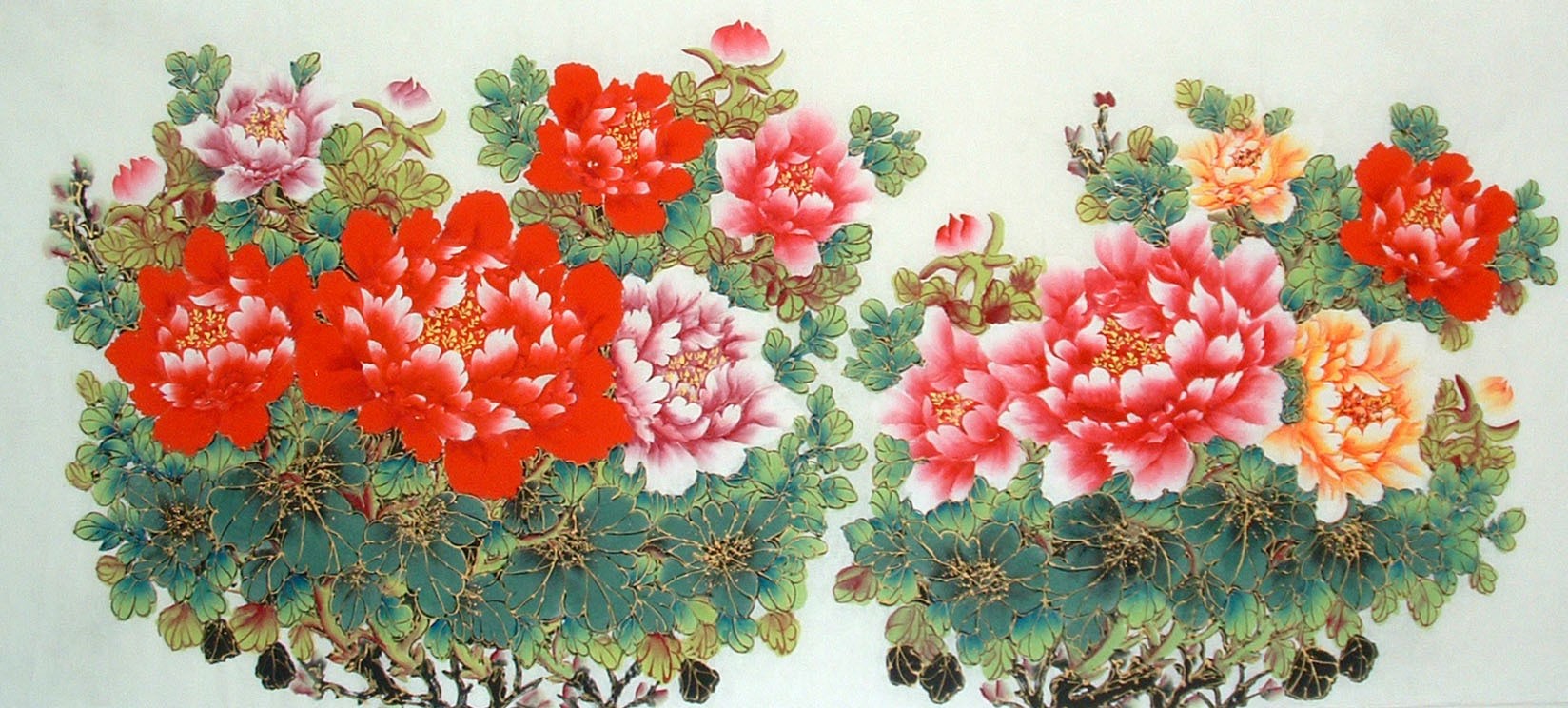 Chinese Peony Painting - CNAG014548
