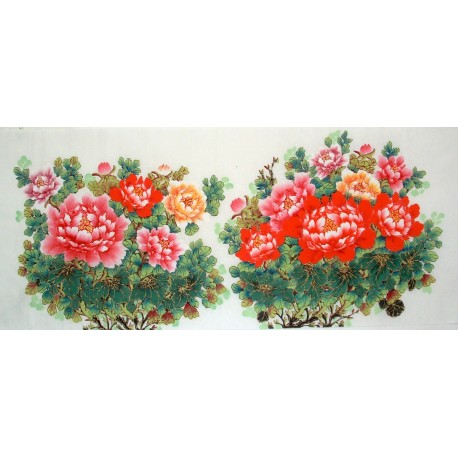Chinese Peony Painting - CNAG014549