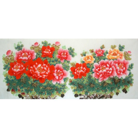 Chinese Peony Painting - CNAG014551