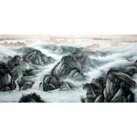 Chinese Landscape Painting - CNAG014552