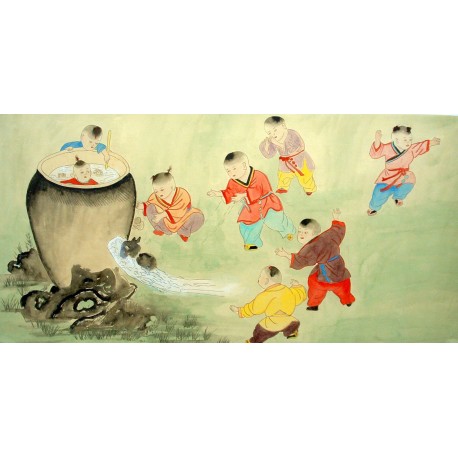 Chinese Figure Painting - CNAG014557