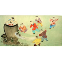 Chinese Figure Painting - CNAG014558