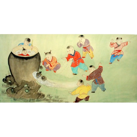 Chinese Figure Painting - CNAG014558