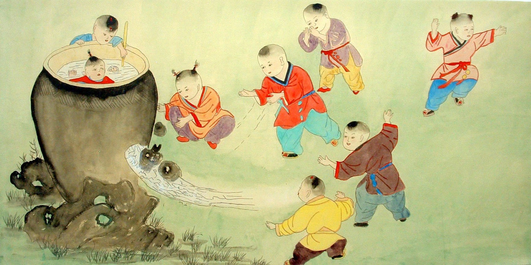 Chinese Figure Painting - CNAG014558