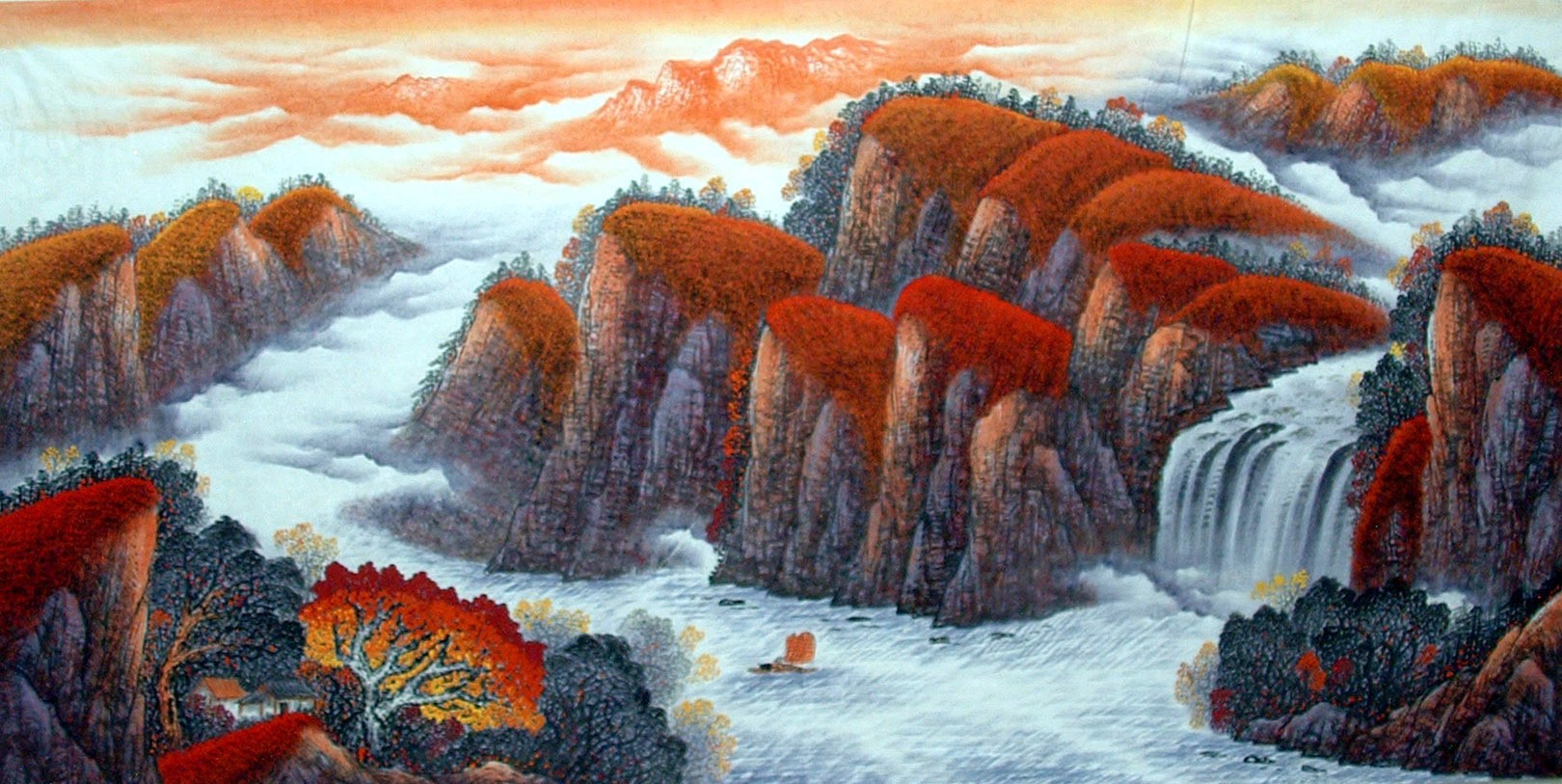 Chinese Landscape Painting - CNAG014567