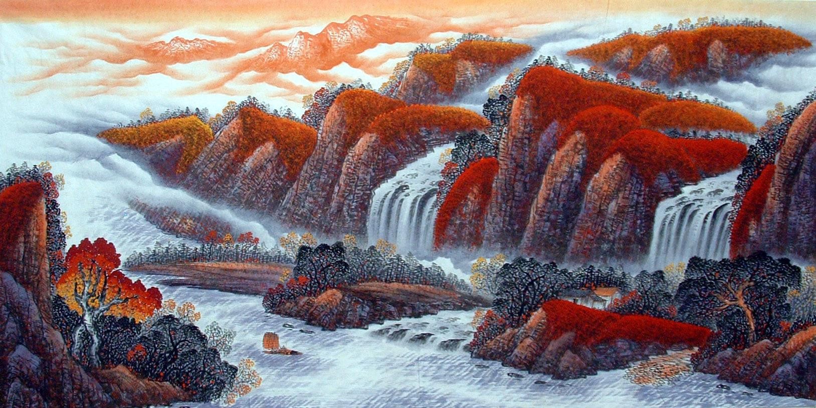 Chinese Landscape Painting - CNAG014568