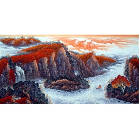 Chinese Landscape Painting - CNAG014569