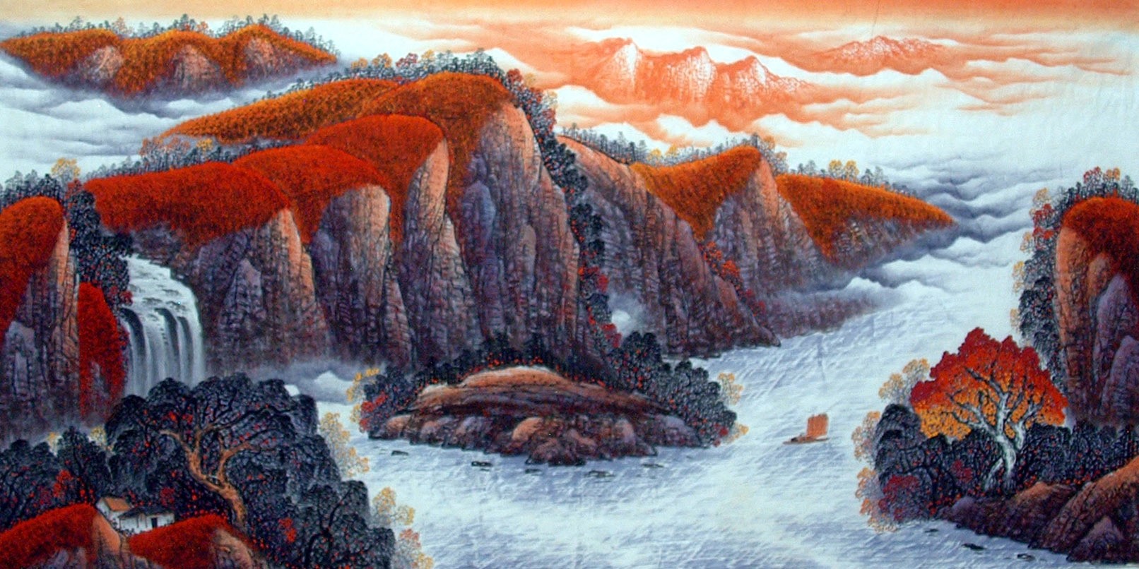 Chinese Landscape Painting - CNAG014569