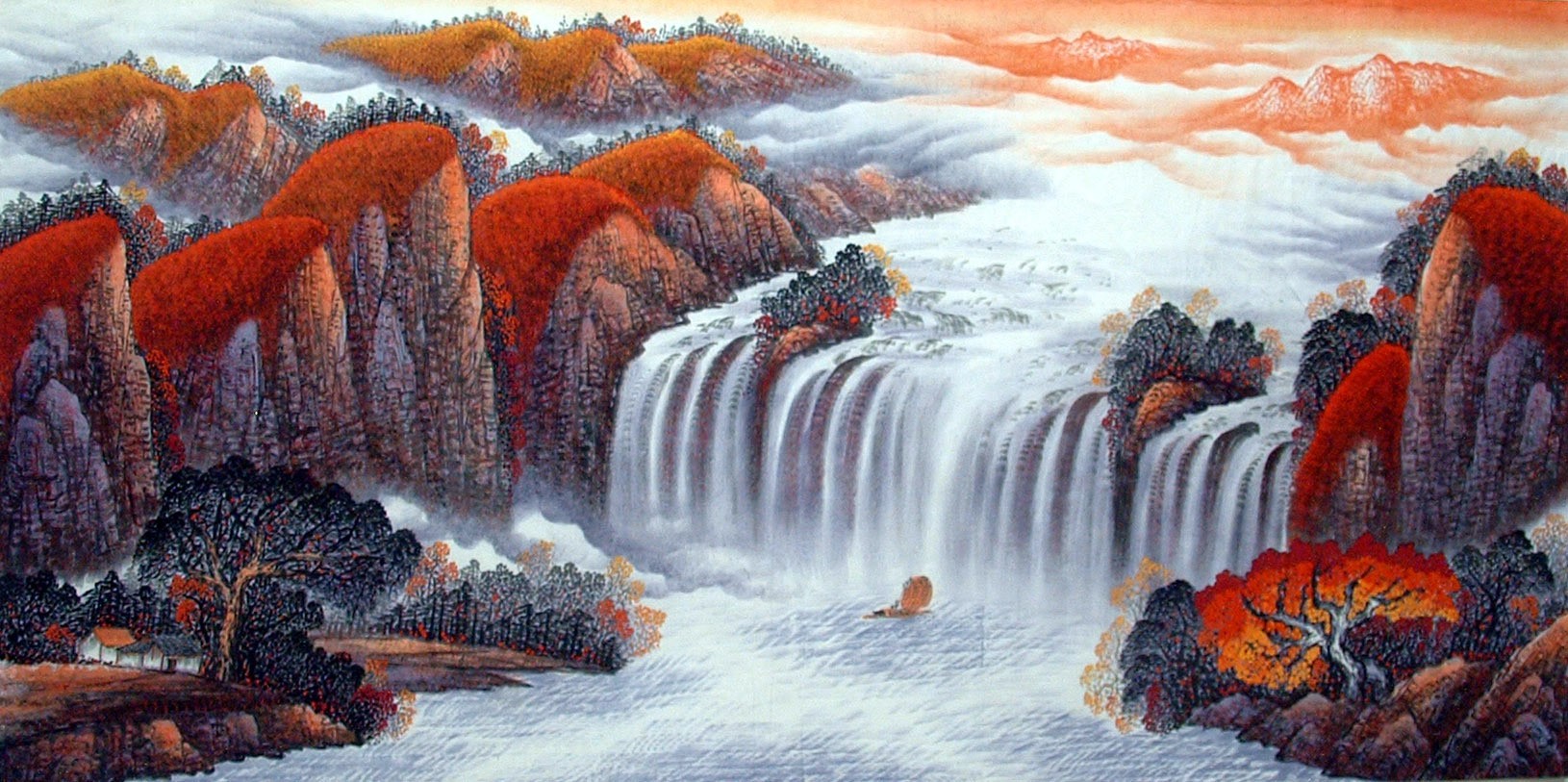 Chinese Landscape Painting - CNAG014571