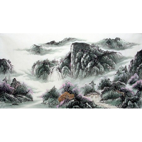 Chinese Landscape Painting - CNAG014575