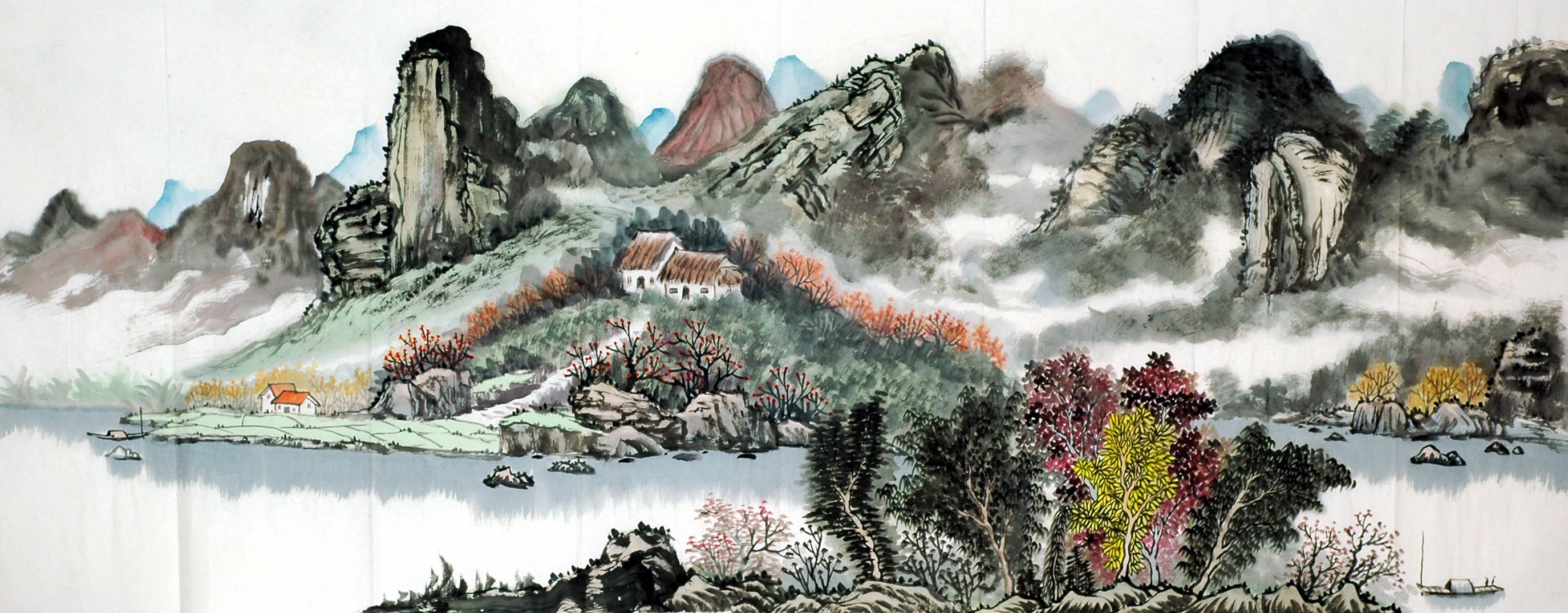 Chinese Landscape Painting - CNAG014577