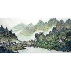 Chinese Landscape Painting - CNAG014594
