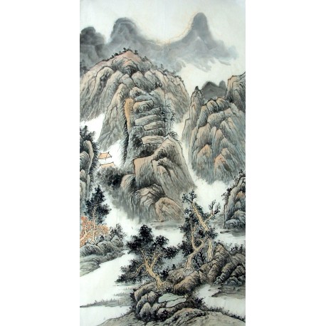 Chinese Landscape Painting - CNAG014595