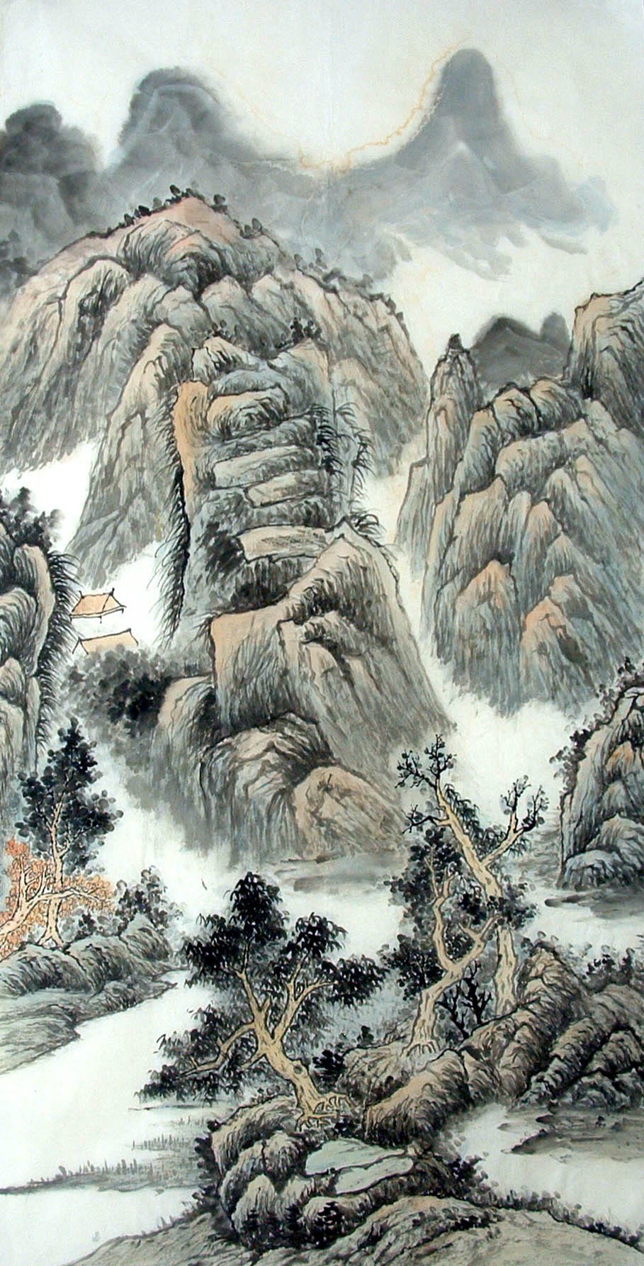 Chinese Landscape Painting - CNAG014595