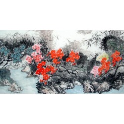 Chinese Lotus Painting - CNAG014607