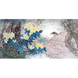 Chinese Lotus Painting - CNAG014609
