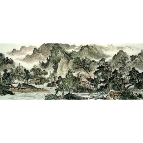 Chinese Landscape Painting - CNAG014613