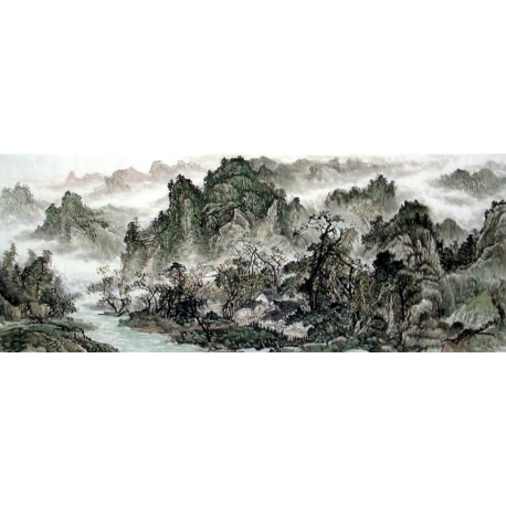 Chinese Landscape Painting - CNAG014617