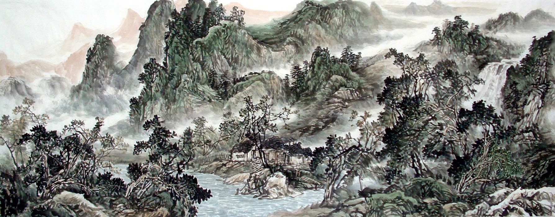 Chinese Landscape Painting - CNAG014618