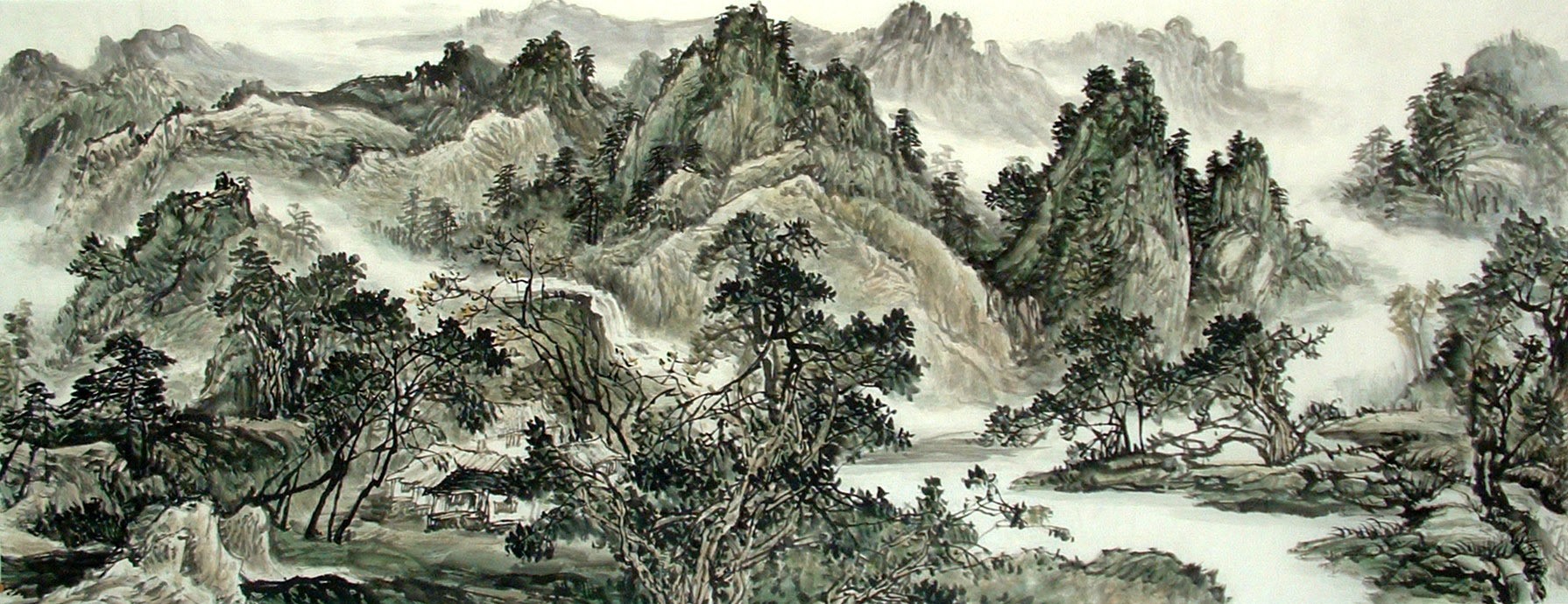 Chinese Landscape Painting - CNAG014619