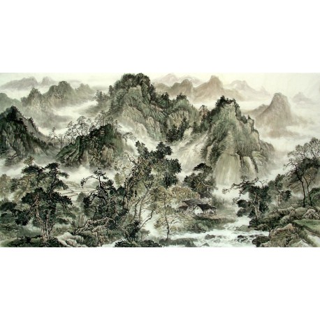 Chinese Landscape Painting - CNAG014621