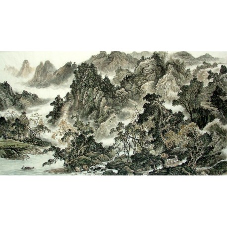 Chinese Landscape Painting - CNAG014623