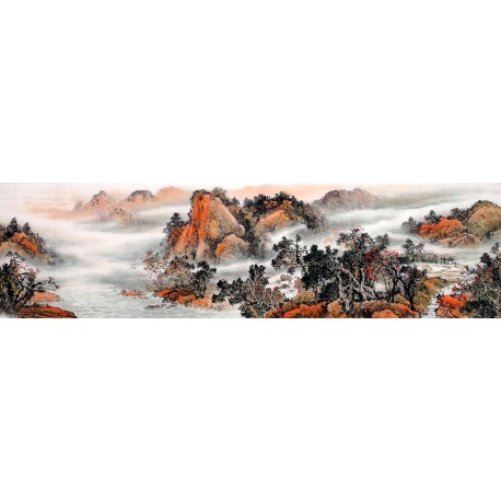Chinese Landscape Painting - CNAG014625