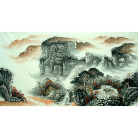 Chinese Landscape Painting - CNAG014626