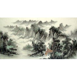 Chinese Landscape Painting - CNAG014630