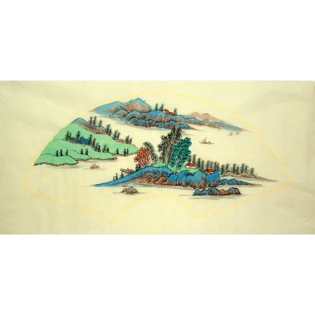 Chinese Landscape Painting - CNAG014631