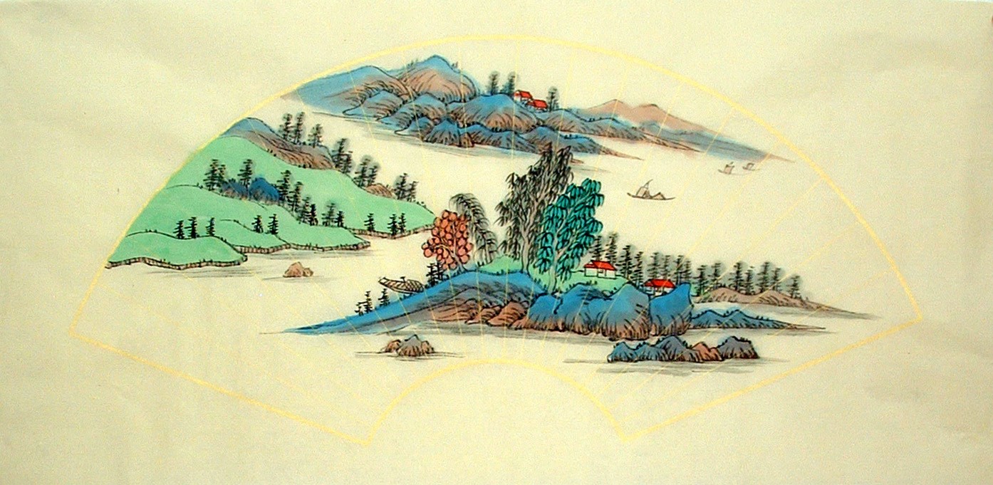 Chinese Landscape Painting - CNAG014631