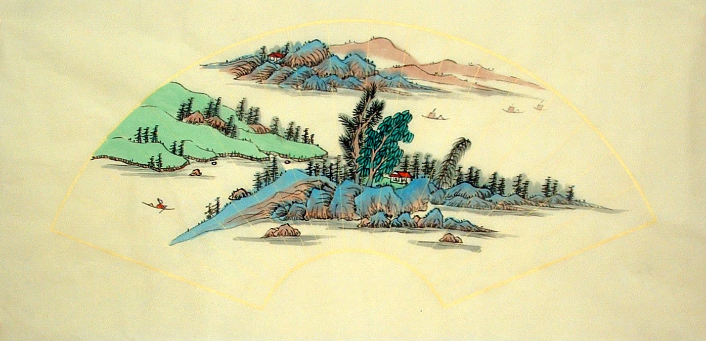 Chinese Landscape Painting - CNAG014633