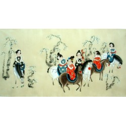 Chinese Figure Painting - CNAG014636