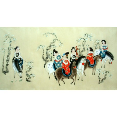 Chinese Figure Painting - CNAG014636