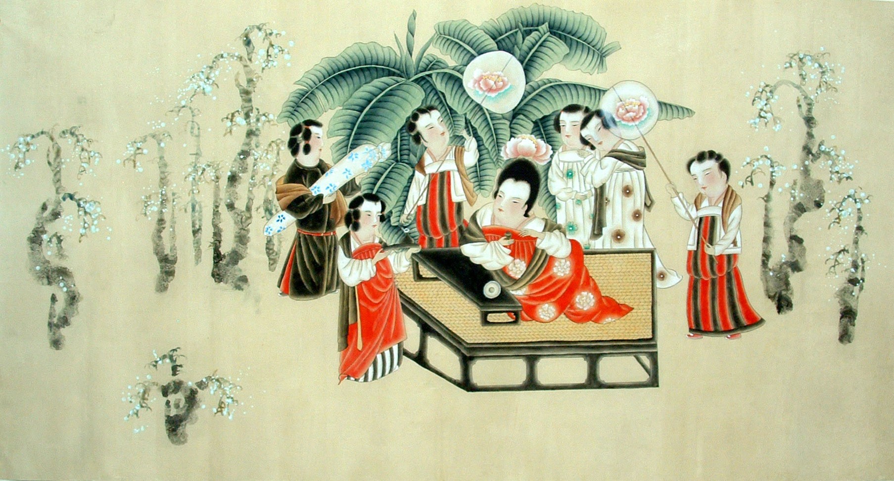 Chinese Figure Painting - CNAG014639