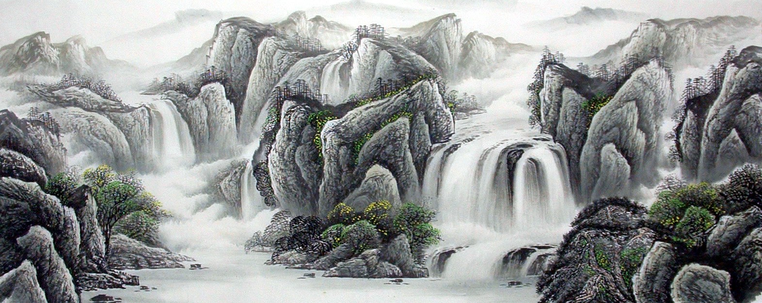 Chinese Landscape Painting - CNAG014641