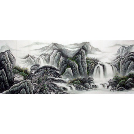 Chinese Landscape Painting - CNAG014642