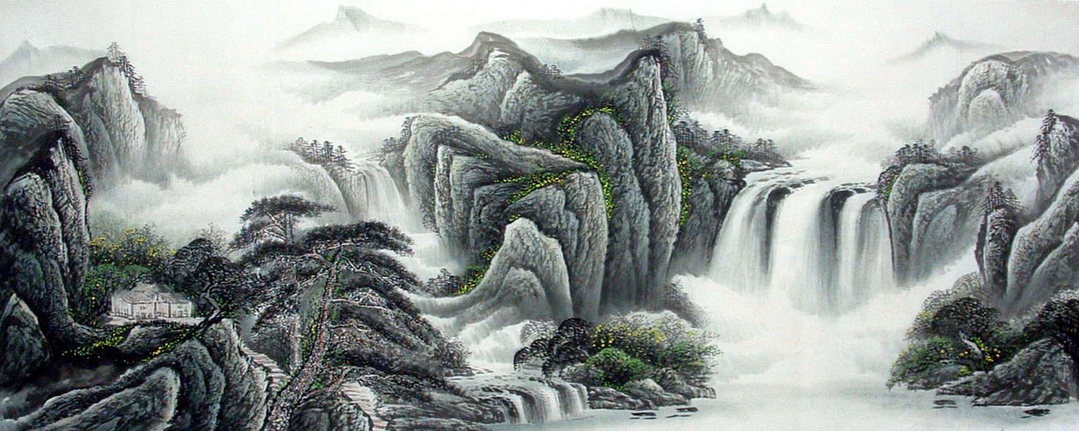 Chinese Landscape Painting - CNAG014643