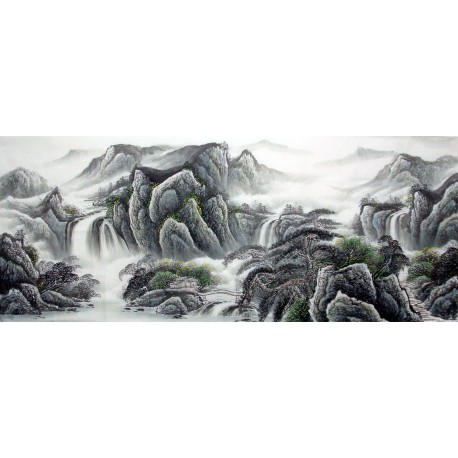Chinese Landscape Painting - CNAG014646