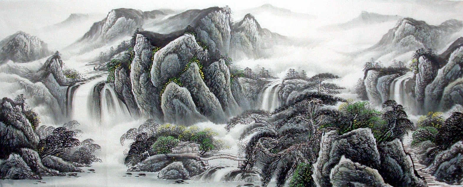 Chinese Landscape Painting - CNAG014646