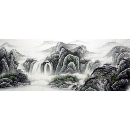 Chinese Landscape Painting - CNAG014650