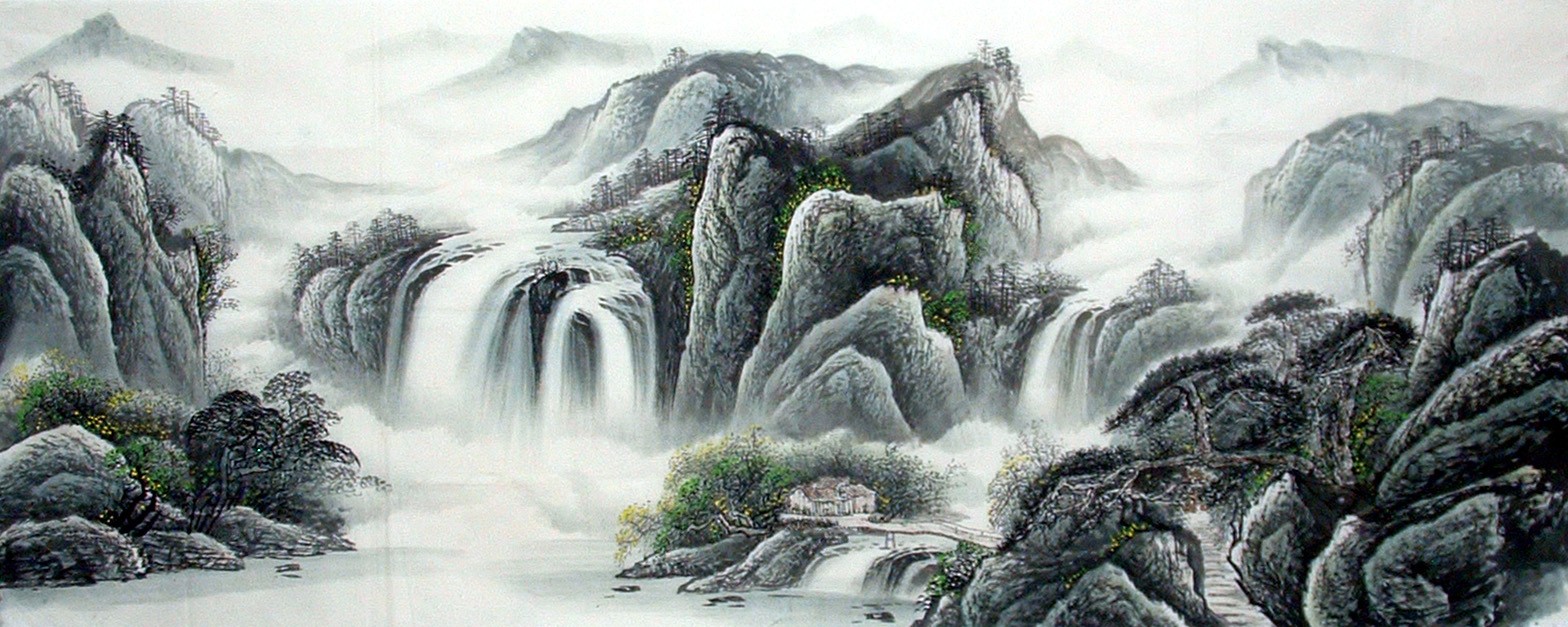 Chinese Landscape Painting - CNAG014651