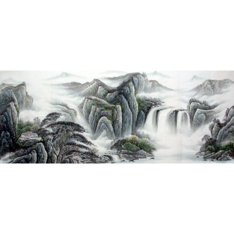 Chinese Landscape Painting - CNAG014653