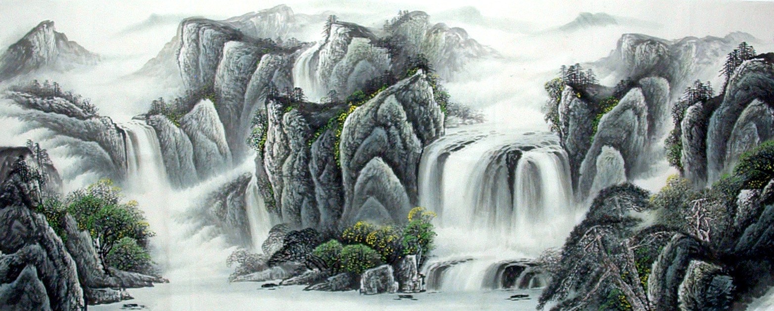 Chinese Landscape Painting - CNAG014654