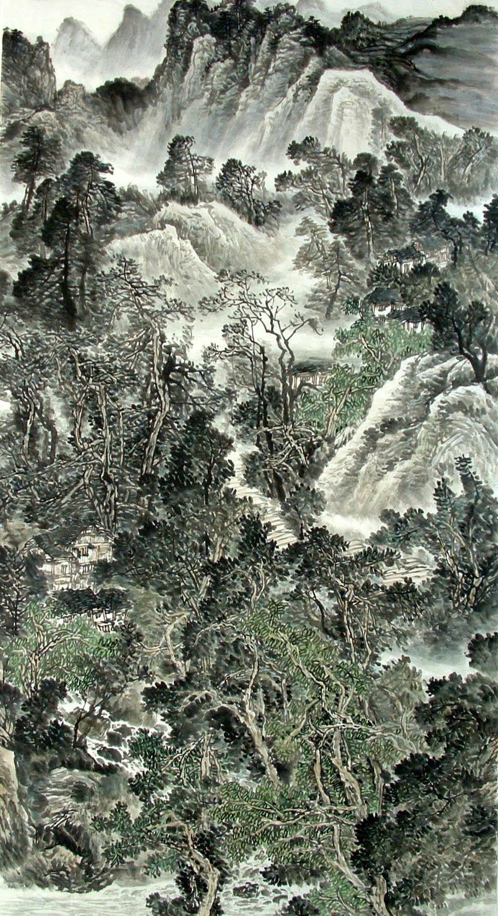 Chinese Landscape Painting - CNAG014659