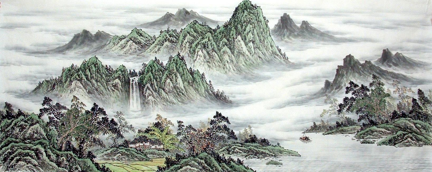 Chinese Landscape Painting - CNAG014660